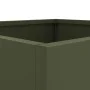 Olive green cold rolled steel planter 32x30x29 cm by , Pots and planters - Ref: Foro24-841541, Price: 30,92 €, Discount: %