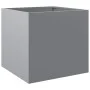 Silver galvanized steel planter 42x40x39 cm by , Pots and planters - Ref: Foro24-841557, Price: 39,95 €, Discount: %