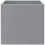 Silver galvanized steel planter 42x40x39 cm by , Pots and planters - Ref: Foro24-841557, Price: 39,95 €, Discount: %