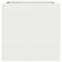 Planters 2 units white cold rolled steel 49x47x46 cm by , Pots and planters - Ref: Foro24-841562, Price: 86,03 €, Discount: %