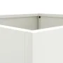 Planters 2 units white cold rolled steel 49x47x46 cm by , Pots and planters - Ref: Foro24-841562, Price: 86,03 €, Discount: %