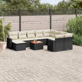 11-piece garden sofa set and black synthetic rattan cushions by , Modular outdoor sofas - Ref: Foro24-3224411, Price: 604,66 ...