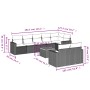 9-teiliges Gartensofa-Set mit beigen synthetischen Rattankissen von , Gartensets - Ref: Foro24-3224210, Preis: 601,09 €, Raba...