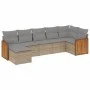 7-piece garden sofa set and beige synthetic rattan cushions by , Garden sets - Ref: Foro24-3260274, Price: 452,30 €, Discount: %