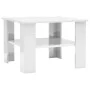 Mesa de centro madera contrachapada blanco brillante 60x60x42cm de vidaXL, Mesas de centro - Ref: Foro24-800213, Precio: 47,3...