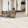 11-piece garden sofa set with beige synthetic rattan cushions by , Garden sets - Ref: Foro24-3260428, Price: 677,30 €, Discou...