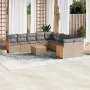 11-piece garden sofa set with beige synthetic rattan cushions by , Garden sets - Ref: Foro24-3260442, Price: 677,30 €, Discou...