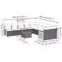 11-teiliges Gartensofa-Set mit beigen synthetischen Rattankissen von , Gartensets - Ref: Foro24-3260442, Preis: 677,30 €, Rab...