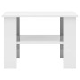 Couchtisch aus glänzend weißem Sperrholz, 60 x 60 x 42 cm von vidaXL, Couchtisch - Ref: Foro24-800213, Preis: 48,06 €, Rabatt: %