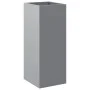 Pflanzgefäß aus silber verzinktem Stahl, 32 x 29 x 75 cm von , Töpfe und Pflanzgefäße - Ref: Foro24-841576, Preis: 52,37 €, R...