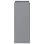 Pflanzgefäß aus silber verzinktem Stahl, 32 x 29 x 75 cm von , Töpfe und Pflanzgefäße - Ref: Foro24-841576, Preis: 52,37 €, R...