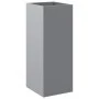 Pflanzgefäß aus silber verzinktem Stahl, 32 x 29 x 75 cm von , Töpfe und Pflanzgefäße - Ref: Foro24-841576, Preis: 52,37 €, R...