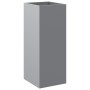 Pflanzgefäß aus silber verzinktem Stahl, 32 x 29 x 75 cm von , Töpfe und Pflanzgefäße - Ref: Foro24-841576, Preis: 54,87 €, R...