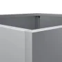 Pflanzgefäß aus silber verzinktem Stahl, 32 x 29 x 75 cm von , Töpfe und Pflanzgefäße - Ref: Foro24-841576, Preis: 52,37 €, R...