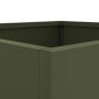 Jardinera de acero laminado en frío verde oliva 32x29x75 cm de , Maceteros y jardineras - Ref: Foro24-841574, Precio: 59,77 €...