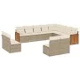 Set de sofás de jardín 12 pzas y cojines ratán sintético marrón de , Conjuntos de jardín - Ref: Foro24-3260553, Precio: 837,8...