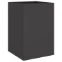 Black cold rolled steel planter 52x48x75 cm by , Pots and planters - Ref: Foro24-841583, Price: 96,73 €, Discount: %