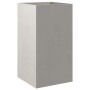 Silver stainless steel planter 42x38x75 cm by , Pots and planters - Ref: Foro24-841581, Price: 99,79 €, Discount: %