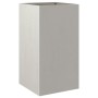 Silver stainless steel planter 42x38x75 cm by , Pots and planters - Ref: Foro24-841581, Price: 99,79 €, Discount: %