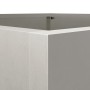 Pflanzgefäß aus silbernem Edelstahl, 42 x 38 x 75 cm von , Töpfe und Pflanzgefäße - Ref: Foro24-841581, Preis: 99,79 €, Rabat...