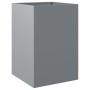 Pflanzgefäß aus silber verzinktem Stahl, 52 x 48 x 75 cm von , Töpfe und Pflanzgefäße - Ref: Foro24-841588, Preis: 64,69 €, R...