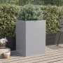 Pflanzgefäß aus silber verzinktem Stahl, 52 x 48 x 75 cm von , Töpfe und Pflanzgefäße - Ref: Foro24-841588, Preis: 68,38 €, R...