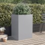 Pflanzgefäß aus silber verzinktem Stahl, 52 x 48 x 75 cm von , Töpfe und Pflanzgefäße - Ref: Foro24-841588, Preis: 64,69 €, R...