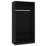 Schwarzer Sperrholzschrank 100x50x200 cm von vidaXL, Kleiderschränke - Ref: Foro24-800226, Preis: 174,80 €, Rabatt: %