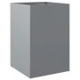 Pflanzgefäß aus silber verzinktem Stahl, 52 x 48 x 75 cm von , Töpfe und Pflanzgefäße - Ref: Foro24-841588, Preis: 68,38 €, R...