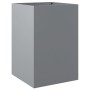 Pflanzgefäß aus silber verzinktem Stahl, 52 x 48 x 75 cm von , Töpfe und Pflanzgefäße - Ref: Foro24-841588, Preis: 64,69 €, R...