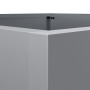 Pflanzgefäß aus silber verzinktem Stahl, 52 x 48 x 75 cm von , Töpfe und Pflanzgefäße - Ref: Foro24-841588, Preis: 64,69 €, R...