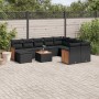 11-teiliges Gartensofa-Set und schwarze synthetische Rattankissen von , Gartensets - Ref: Foro24-3260641, Preis: 679,29 €, Ra...