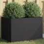 Jardinera de acero laminado en frío negro 62x40x39 cm de , Maceteros y jardineras - Ref: Foro24-841595, Precio: 64,49 €, Desc...