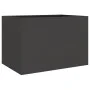 Black cold rolled steel planter 62x40x39 cm by , Pots and planters - Ref: Foro24-841595, Price: 64,49 €, Discount: %