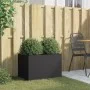 Black cold rolled steel planter 62x40x39 cm by , Pots and planters - Ref: Foro24-841595, Price: 64,49 €, Discount: %