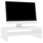 Support for white plywood screen 42x24x13 cm by vidaXL, TV Furniture - Ref: Foro24-800216, Price: 18,10 €, Discount: %