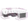 12-piece garden sofa set with gray synthetic rattan cushions by , Garden sets - Ref: Foro24-3260660, Price: 757,84 €, Discoun...