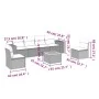 Set sofás de jardín 7 piezas y cojines ratán sintético beige de , Conjuntos de jardín - Ref: Foro24-3225393, Precio: 465,51 €...