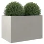 Pflanzgefäß aus silbernem Edelstahl, 62 x 47 x 46 cm von , Töpfe und Pflanzgefäße - Ref: Foro24-841605, Preis: 91,63 €, Rabat...