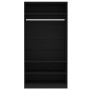 Schwarzer Sperrholzschrank 100x50x200 cm von vidaXL, Kleiderschränke - Ref: Foro24-800226, Preis: 189,15 €, Rabatt: %