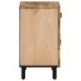 Mesita de noche madera maciza de mango 50x33x60 cm de , Mesitas de noche - Ref: Foro24-358220, Precio: 119,72 €, Descuento: %