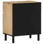 Mesita de noche madera maciza de mango 50x33x60 cm de , Mesitas de noche - Ref: Foro24-358220, Precio: 117,47 €, Descuento: %