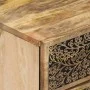 Mesita de noche madera maciza de mango 50x33x60 cm de , Mesitas de noche - Ref: Foro24-358220, Precio: 117,47 €, Descuento: %