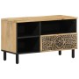 TV-Schrank aus massivem Mangoholz, 80 x 33 x 46 cm von , TV-Möbel - Ref: Foro24-358229, Preis: 81,86 €, Rabatt: %