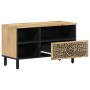 TV-Schrank aus massivem Mangoholz, 80 x 33 x 46 cm von , TV-Möbel - Ref: Foro24-358229, Preis: 81,86 €, Rabatt: %