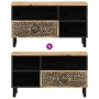 TV-Schrank aus massivem Mangoholz, 80 x 33 x 46 cm von , TV-Möbel - Ref: Foro24-358229, Preis: 81,86 €, Rabatt: %