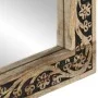 Badezimmerspiegel aus massivem Akazienholz und Glas 50x70x2,5 cm von , Spiegel - Ref: Foro24-358243, Preis: 84,83 €, Rabatt: %