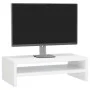 Bildschirmhalterung aus glänzend weißem Sperrholz, 42 x 24 x 13 cm von vidaXL, TV-Möbel - Ref: Foro24-800222, Preis: 18,57 €,...