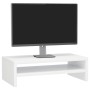Bildschirmhalterung aus glänzend weißem Sperrholz, 42 x 24 x 13 cm von vidaXL, TV-Möbel - Ref: Foro24-800222, Preis: 18,82 €,...