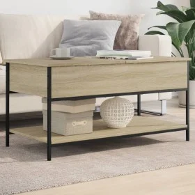 Couchtisch aus technischem Holz und Metall, Sonoma-Eiche, 100 x 50 x 50 cm von , Couchtisch - Ref: Foro24-845347, Preis: 55,6...
